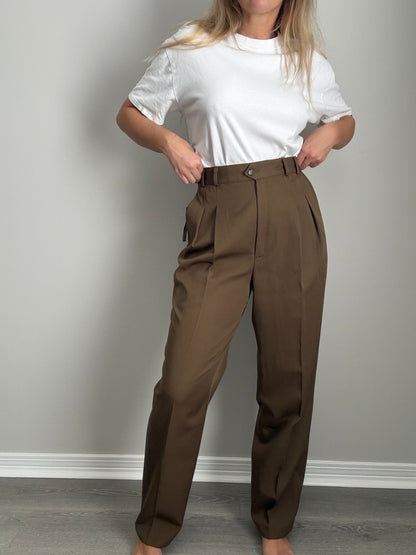 Deadstock 80s Wool Trousers | 28" Waist