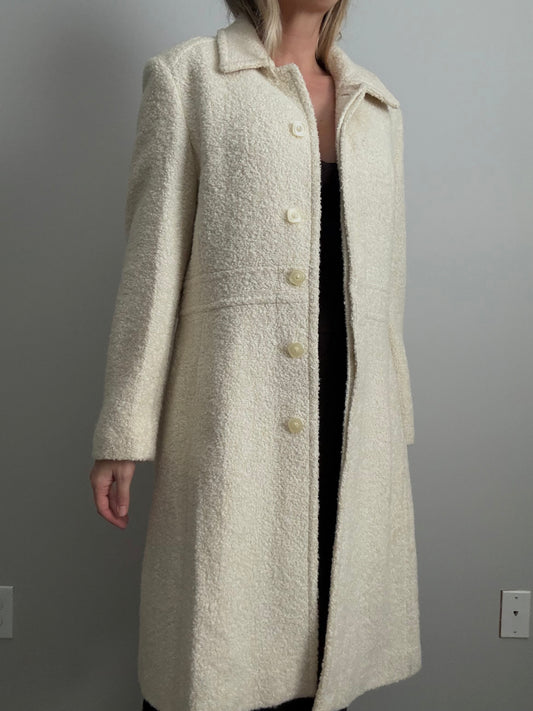 Wool Blend Bill Blass Coat