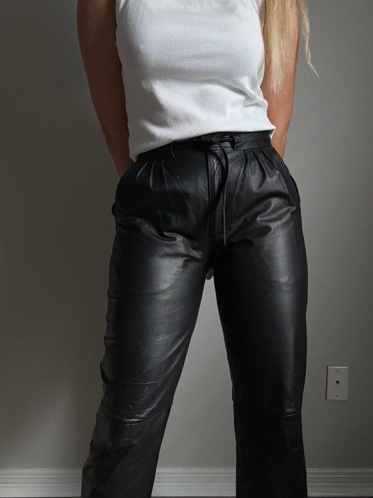 Leather Pants | 26"-27"  Waist