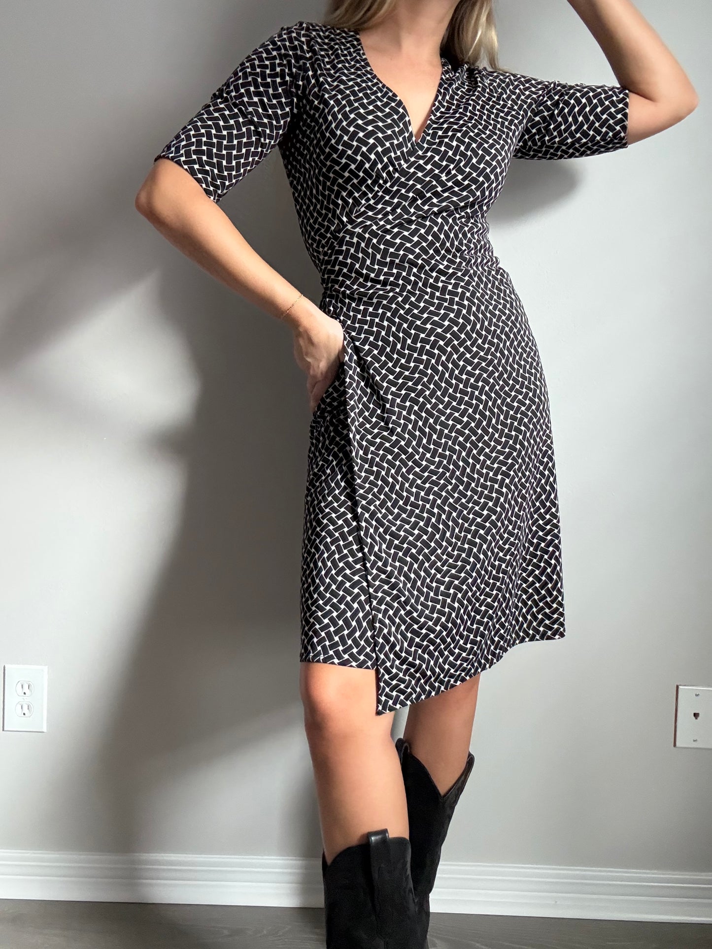 Y2K Wrap Dress